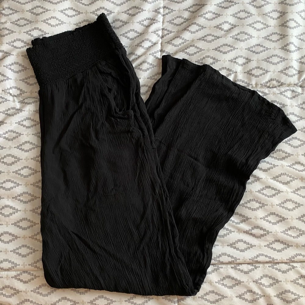 American Eagle Outfitters Palazzo Pants Black L